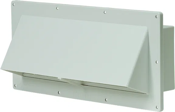 BV2250-03R – VENTLINE/DEX Stove Vent Hood Exhaust Outlet, Non Louvered Locking 9/16 Inch Collar Opening Colonial Whit...